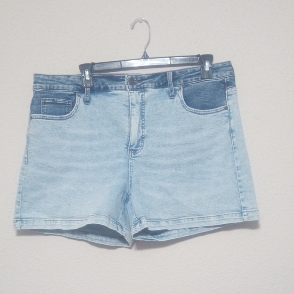 Terra & Sky Denim Blue Jean Shorts